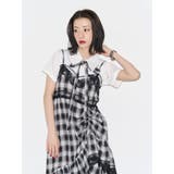 レースドッキングアシメヘムキャミワンピース | jouetie | 詳細画像9