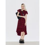 レッド | シャーリングシャツワンピース | jouetie