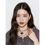 ハートペンダントレイヤードネックレス | jouetie | 詳細画像3 