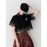 レースドッキングポロトップス | jouetie | 詳細画像14 