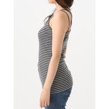 BASICボーダーキャミソール | Ungrid | 詳細画像14 