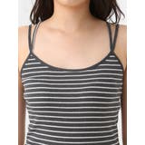 BASICボーダーキャミソール | Ungrid | 詳細画像16 