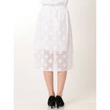 コットンネットミドル丈スカート | Ungrid | 詳細画像7 