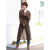 プリントフラワーギャザーワンピース | Ungrid | 詳細画像3