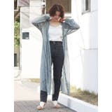 ブルー | プリントフラワーギャザーワンピース | Ungrid