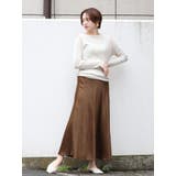 ヴィンテージサテンフィットマキシスカート | Ungrid | 詳細画像2 