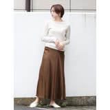 ヴィンテージサテンフィットマキシスカート | Ungrid | 詳細画像3 