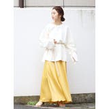 ヴィンテージサテンフィットマキシスカート | Ungrid | 詳細画像7 