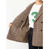 スリーブスリットチェックジャケット | Ungrid | 詳細画像14 