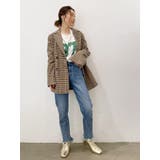 スリーブスリットチェックジャケット | Ungrid | 詳細画像6 