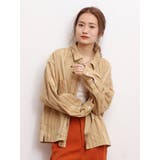 ストライプルーズシャツ | Ungrid | 詳細画像2 