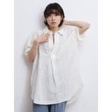 ハーフスリーブスキッパーシャツ | Ungrid | 詳細画像1