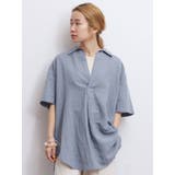 ハーフスリーブスキッパーシャツ | Ungrid | 詳細画像6