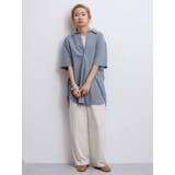 ハーフスリーブスキッパーシャツ | Ungrid | 詳細画像8