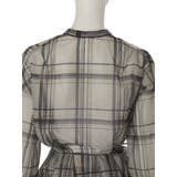 シアーチェックノーカラーシャツ | Ungrid | 詳細画像10 