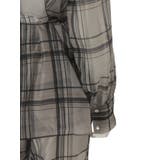 シアーチェックノーカラーシャツ | Ungrid | 詳細画像11 