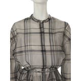 シアーチェックノーカラーシャツ | Ungrid | 詳細画像12 