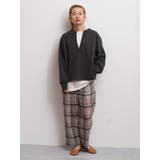 シアーチェックワイドパンツ | Ungrid | 詳細画像8