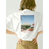 オフホワイト | バックフォトプリントTee | Ungrid