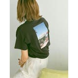 チャコールグレー | バックフォトプリントTee | Ungrid
