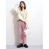 【WEB限定】カラータックフレアパンツ | Ungrid | 詳細画像4 