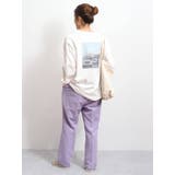 【WEB限定】カラータックフレアパンツ | Ungrid | 詳細画像7 