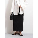 【WEB限定】ランダムプリーツストレートスカート | Ungrid | 詳細画像2 