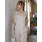 バイカラーステッチサロペット | Ungrid | 詳細画像11 