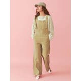 バイカラーステッチサロペット | Ungrid | 詳細画像26 