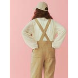 バイカラーステッチサロペット | Ungrid | 詳細画像6 