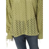 カットワークボリュームスリーブブラウス | Ungrid | 詳細画像15 