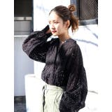 カットワークボリュームスリーブブラウス | Ungrid | 詳細画像6 