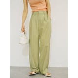 グリーン | センタープレスルーズパンツ | Ungrid