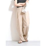 ベージュ | センタープレスルーズパンツ | Ungrid