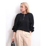 【WEB限定】ショルダーデザインロングスリーブTee | Ungrid | 詳細画像2 