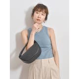 ブルー | 草木染テレコタンクトップ | Ungrid