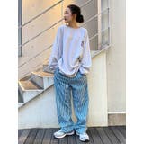 ルーズラフストライプパンツ | Ungrid | 詳細画像5 