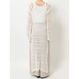 バックオープン透かし編みニットワンピース | Ungrid | 詳細画像12 