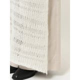 バックオープン透かし編みニットワンピース | Ungrid | 詳細画像15 