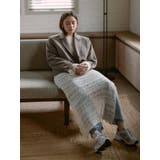 バックオープン透かし編みニットワンピース | Ungrid | 詳細画像5 