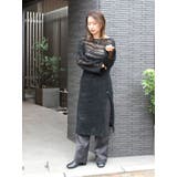 バックオープン透かし編みニットワンピース | Ungrid | 詳細画像8 