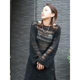 バックオープン透かし編みニットワンピース | Ungrid | 詳細画像9 