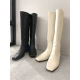 スクエアトゥロングブーツ | Ungrid | 詳細画像2