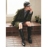 ブラック | スクエアトゥロングブーツ | Ungrid