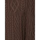 パッチワークケーブルニットベスト | Ungrid | 詳細画像17 