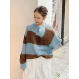 ワイドボーダーニット | Ungrid | 詳細画像3 