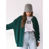 グリーン | BRiCO ルーズニットカーデ | Ungrid