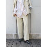 ベージュ | センタープレスルーズパンツ | Ungrid