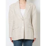 バックデザインリネン混ジャケット | Ungrid | 詳細画像6 