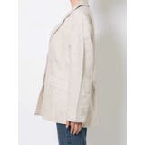 バックデザインリネン混ジャケット | Ungrid | 詳細画像7 